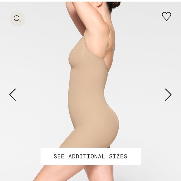 SKIMS Mid Thigh Bodysuit - SAND - Picture 5 of 6